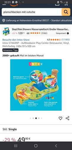 Kinderpool mit rutsche - mit,